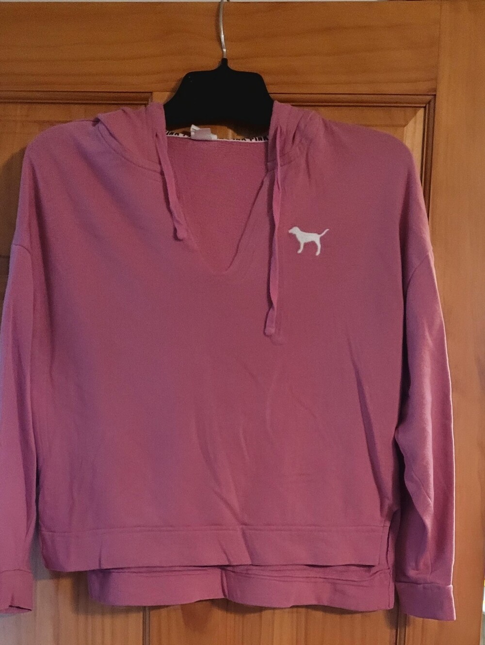 2017 Victoria's Secret PINK Pullover distressed Sweatshirt Size small